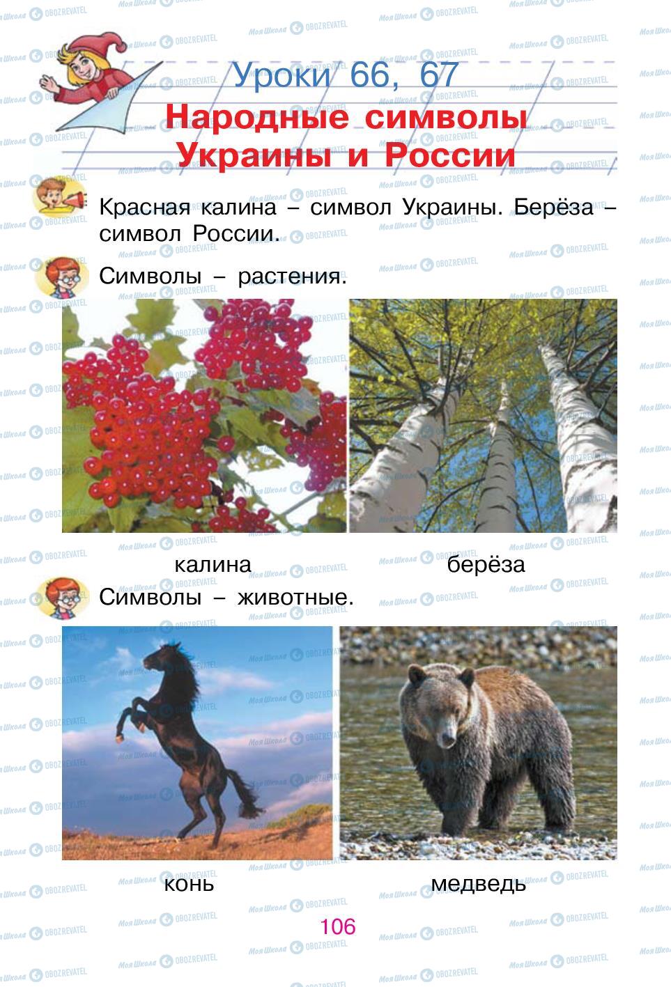 Учебники Русский язык 1 класс страница 106