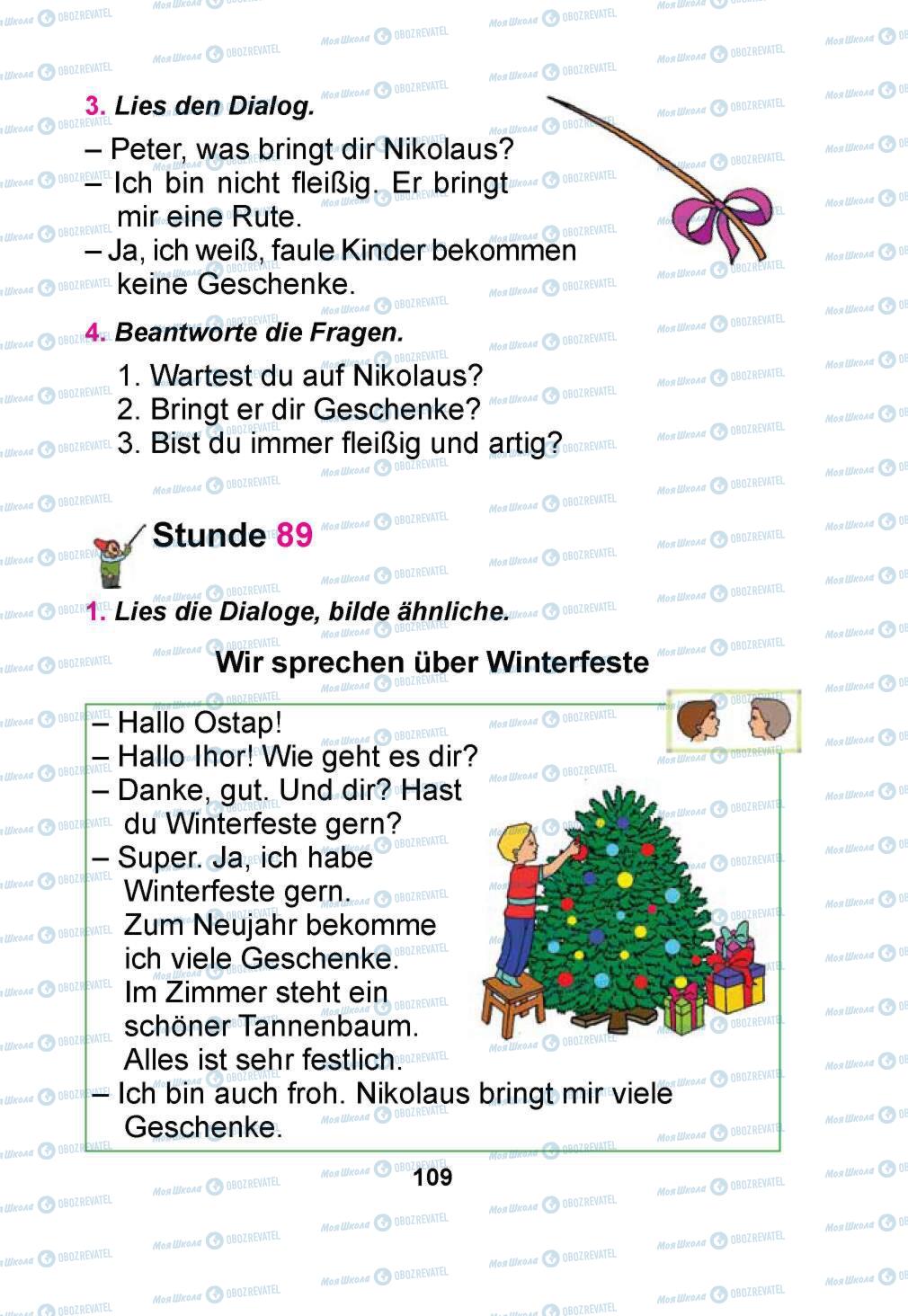 Підручники Німецька мова 1 клас сторінка 109