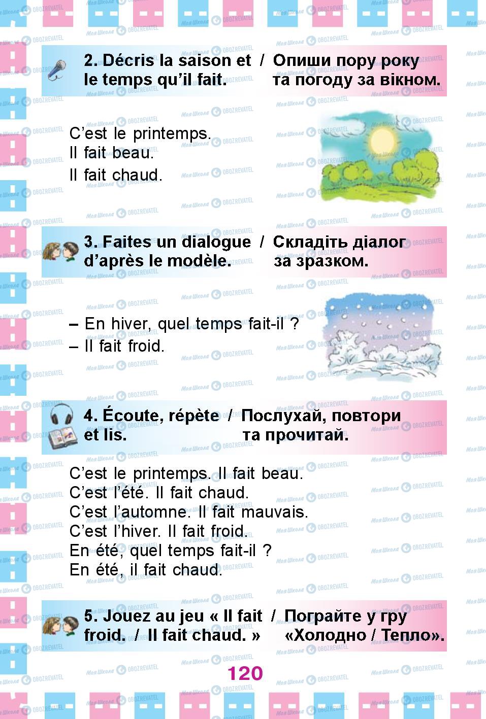 Підручники Французька мова 1 клас сторінка 120