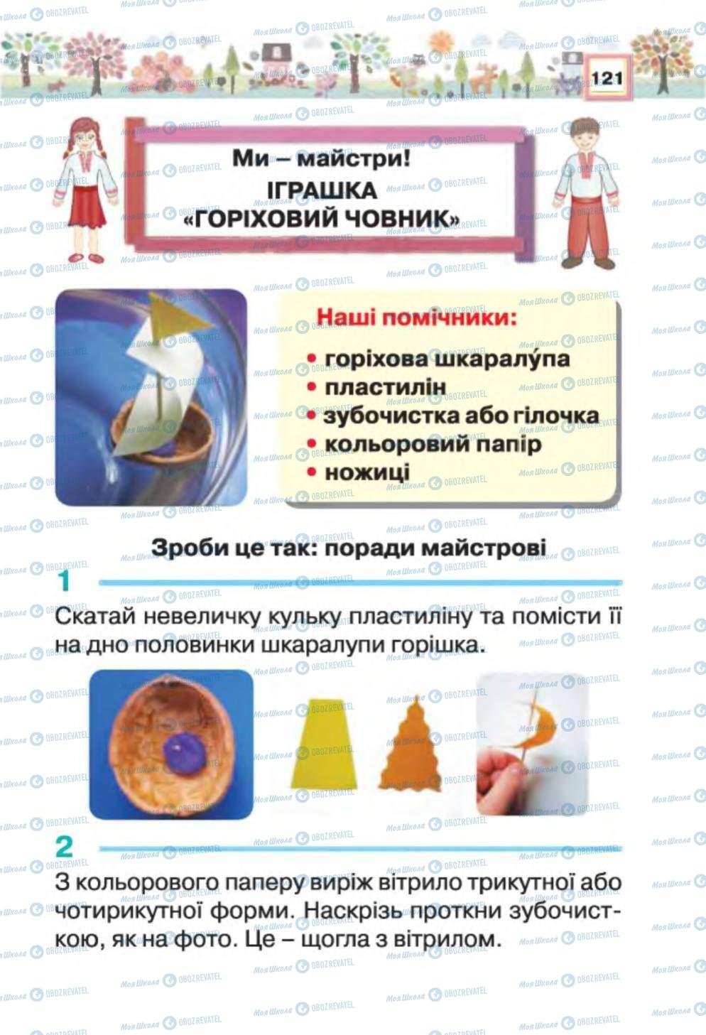 Підручники Трудове навчання 1 клас сторінка 121