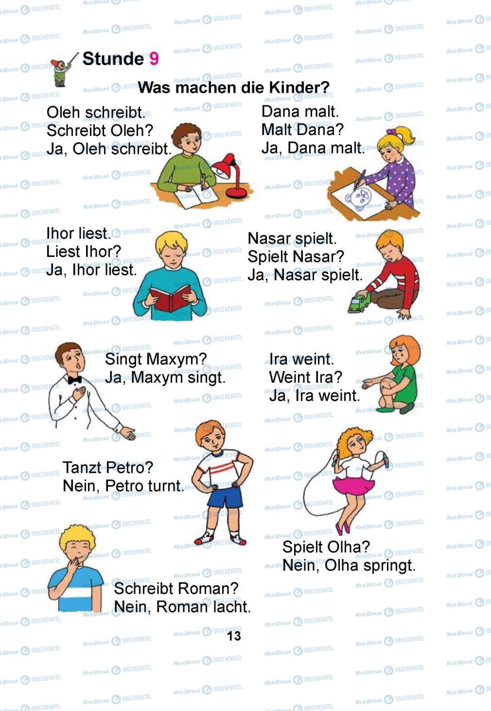 Учебники Немецкий язык 1 класс страница 13