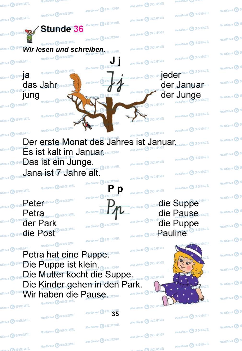 Учебники Немецкий язык 1 класс страница 35
