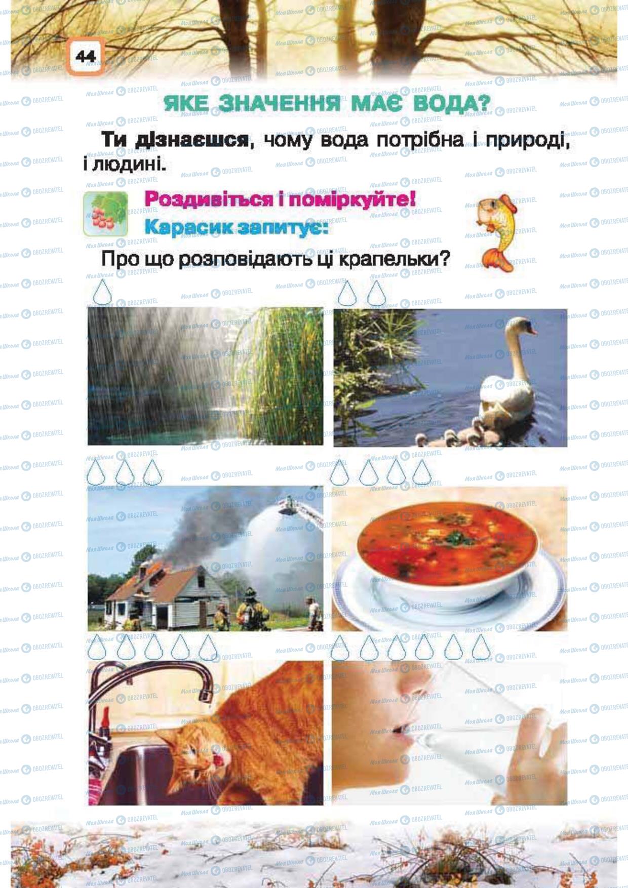 Підручники Природознавство 1 клас сторінка 44