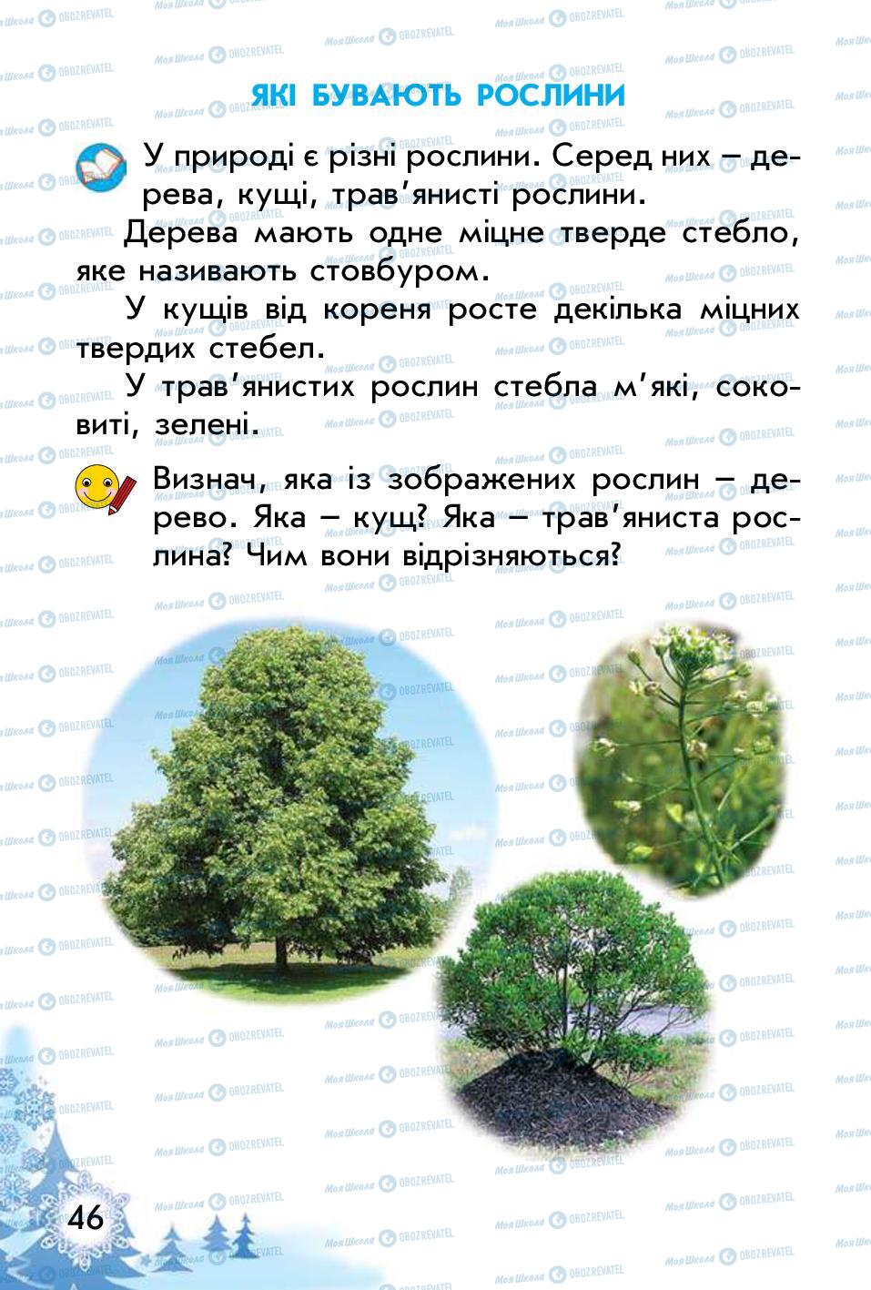 Підручники Природознавство 1 клас сторінка 46