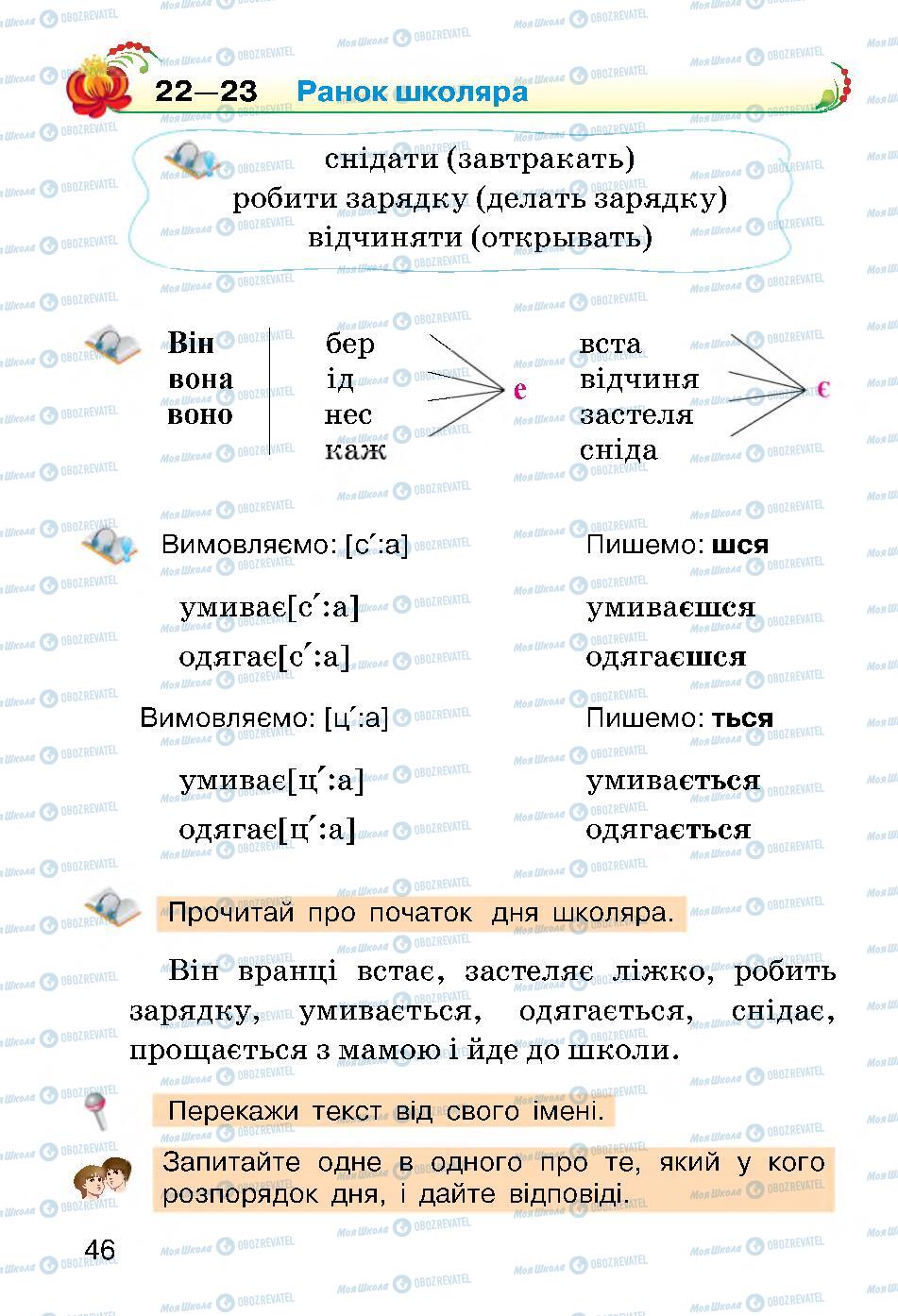 Підручники Українська мова 2 клас сторінка 46