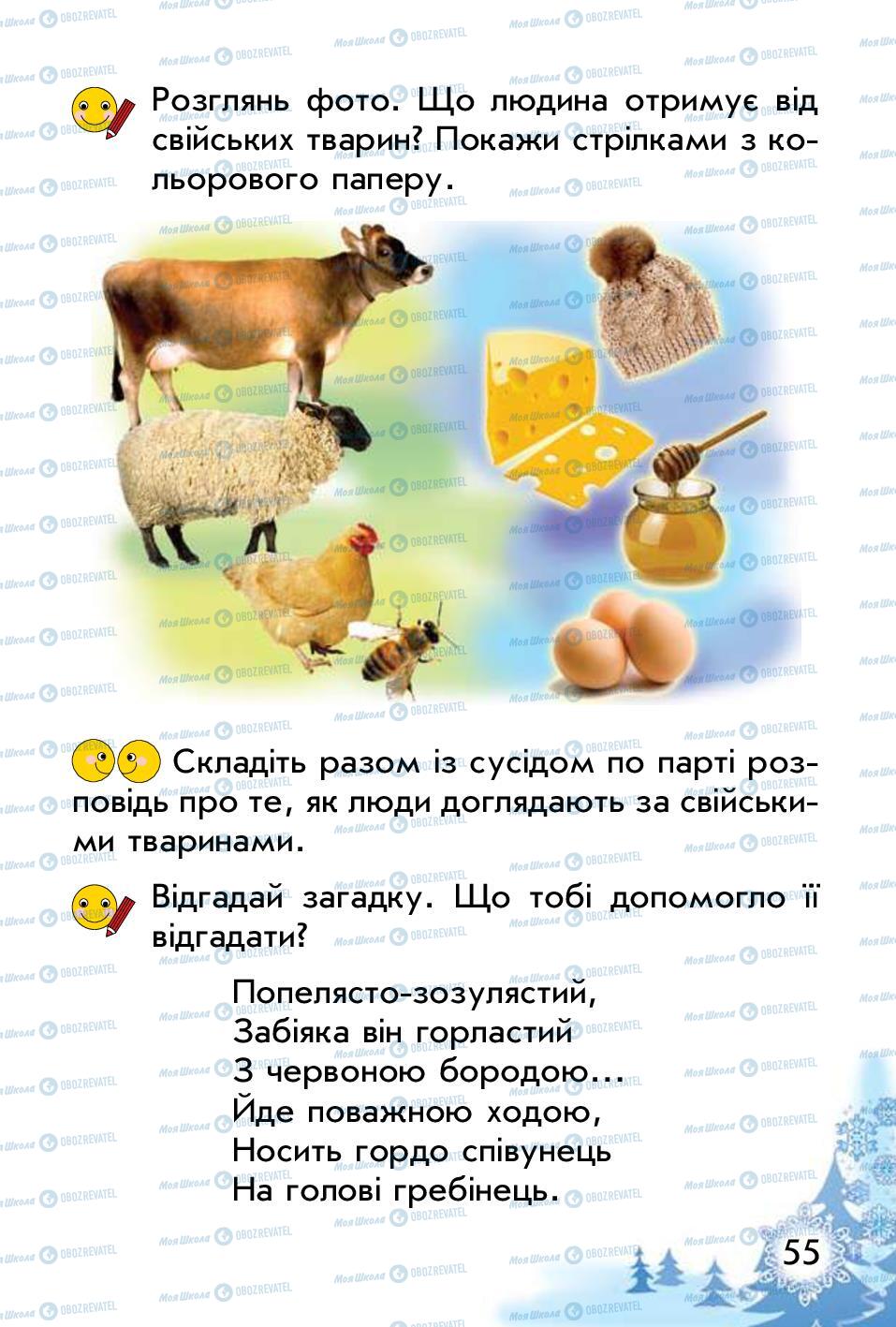 Підручники Природознавство 1 клас сторінка 55