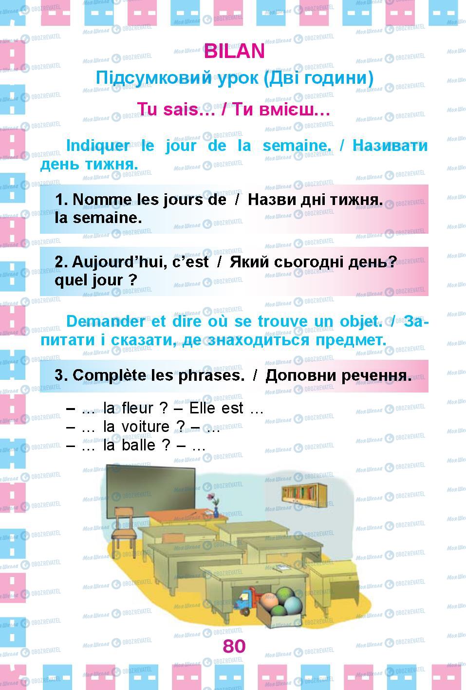 Учебники Французский язык 1 класс страница 80