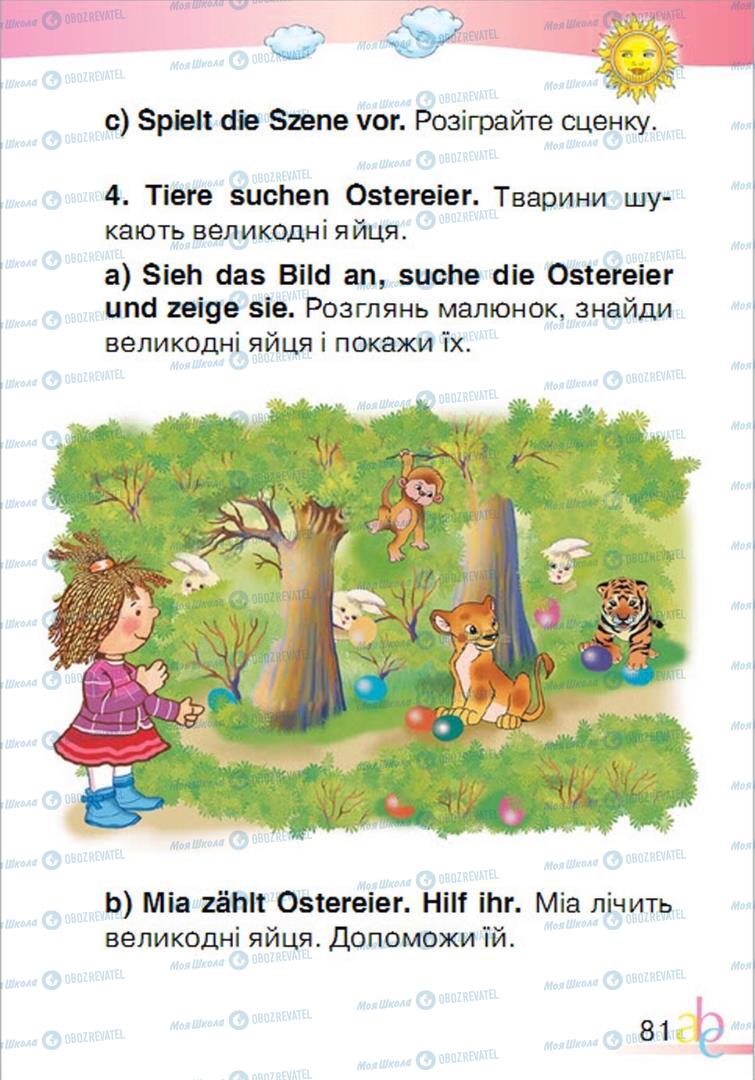 Підручники Німецька мова 1 клас сторінка 81