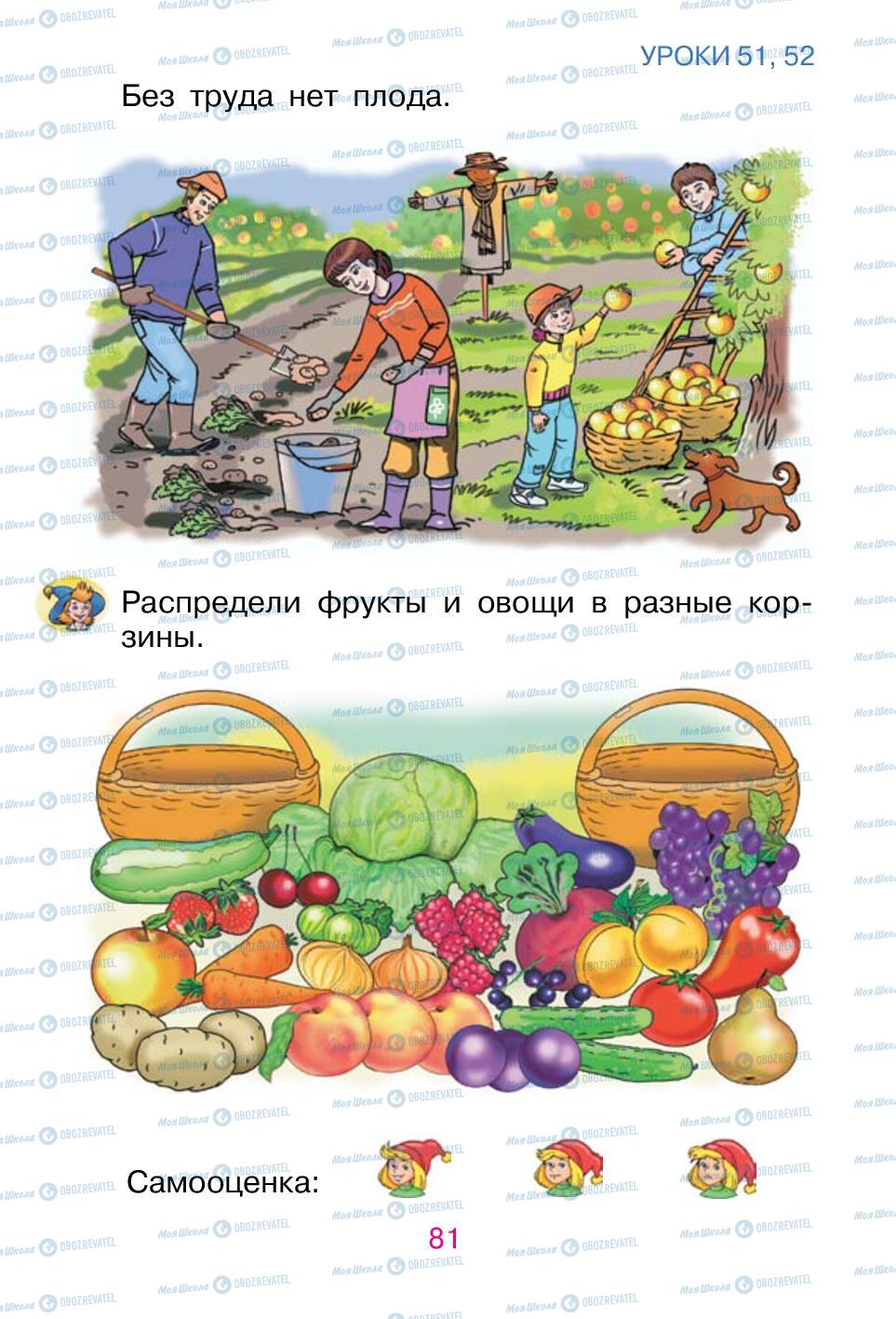 Учебники Русский язык 1 класс страница 81