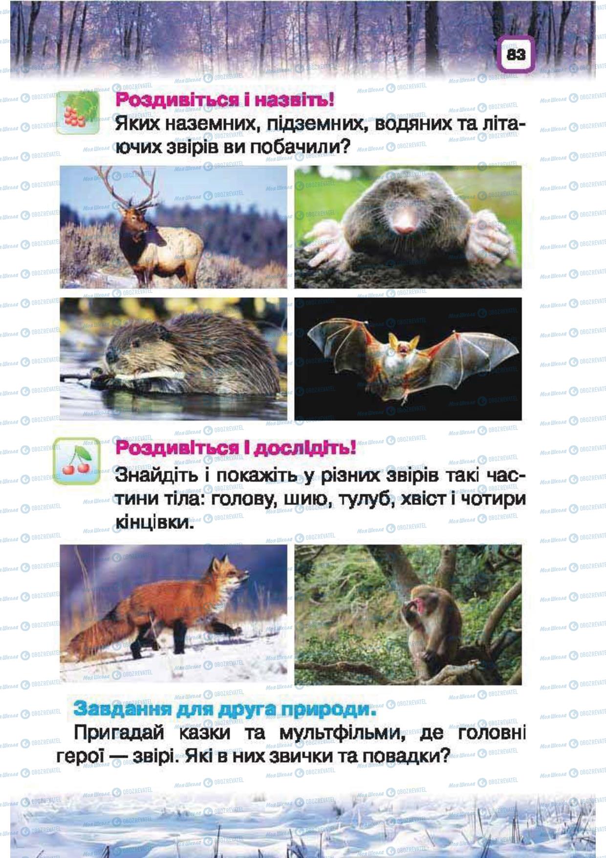 Учебники Природоведение 1 класс страница 83