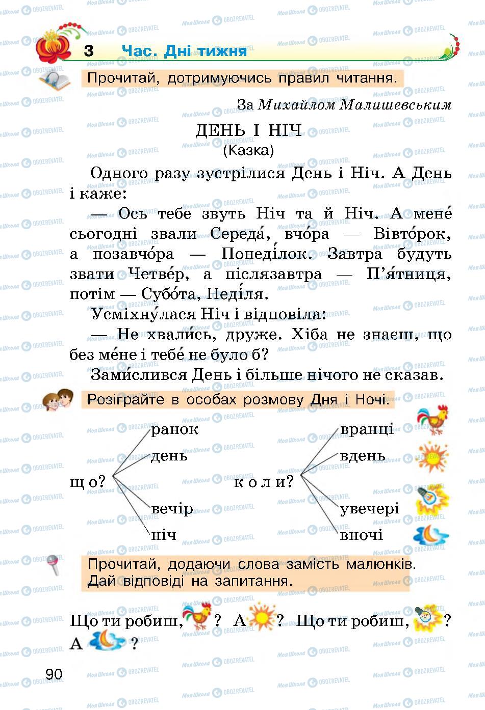 Підручники Українська мова 2 клас сторінка 90