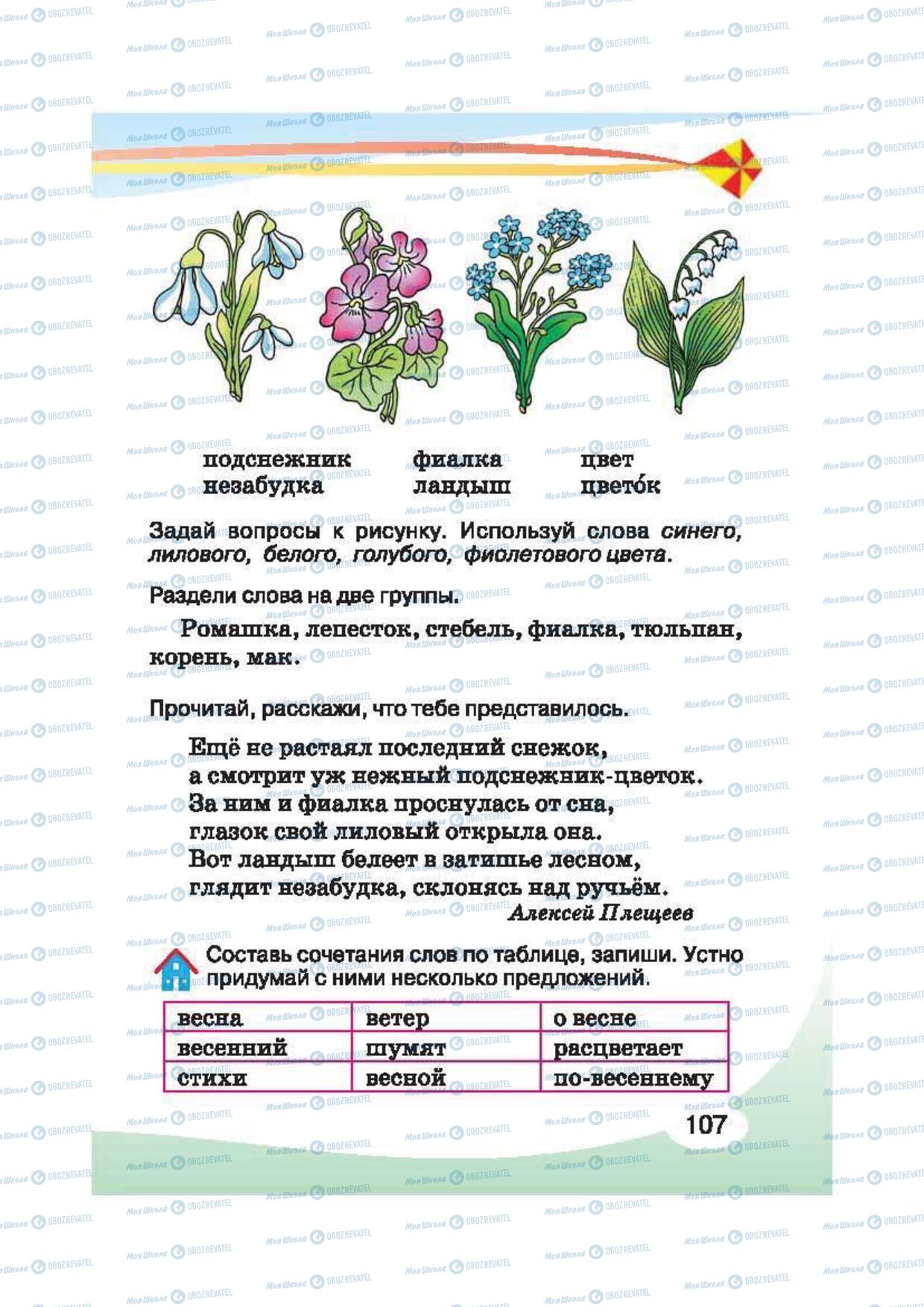 Учебники Русский язык 2 класс страница 107