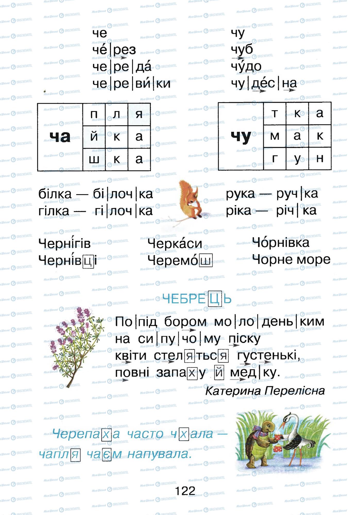 ГДЗ Укр мова 1 класс страница 122