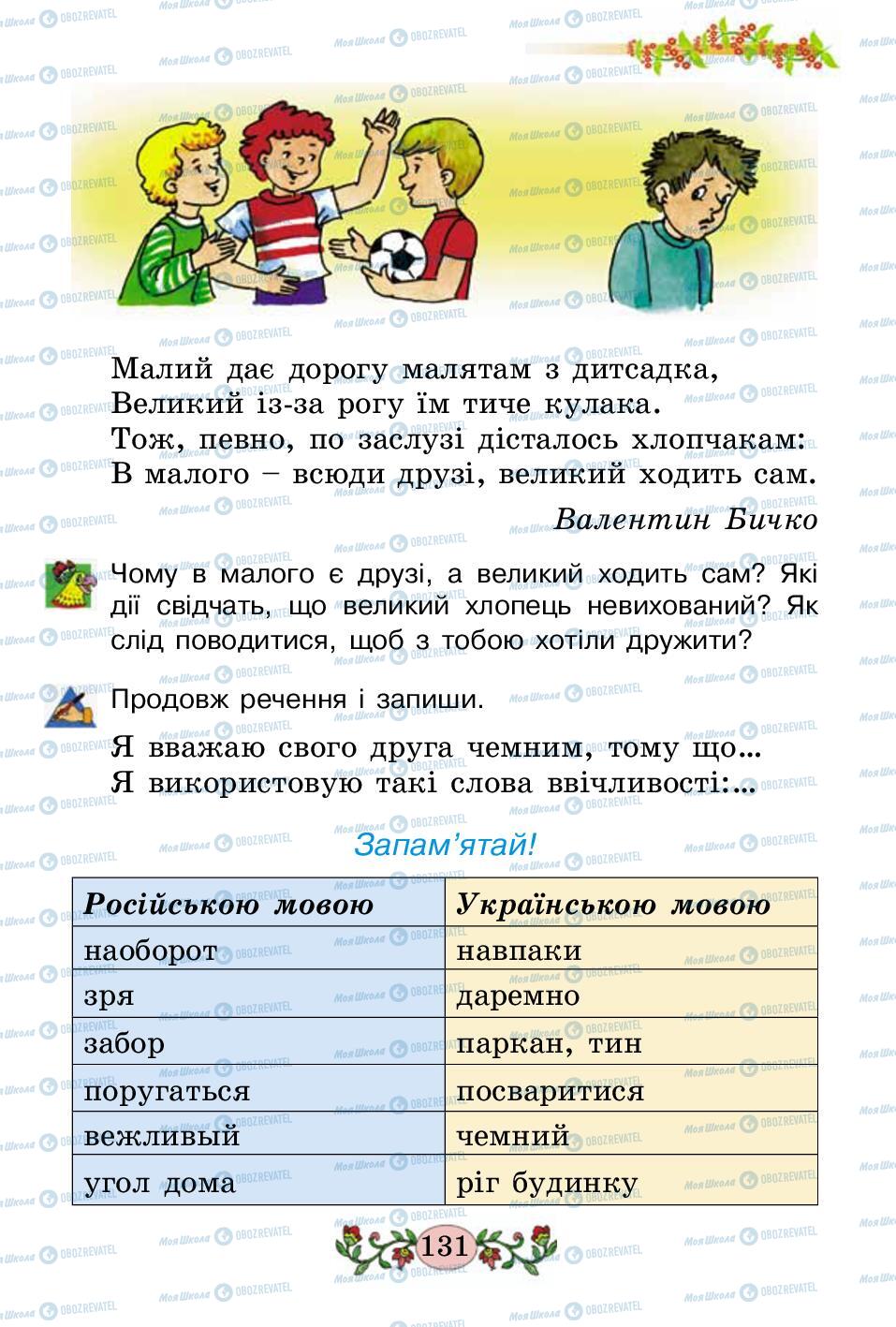 Підручники Українська мова 2 клас сторінка 131