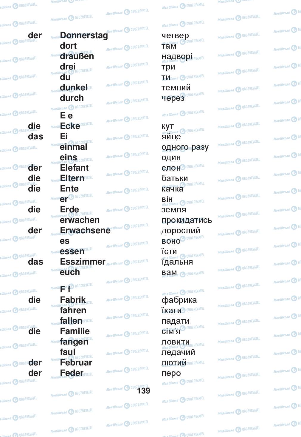 Підручники Німецька мова 2 клас сторінка 139