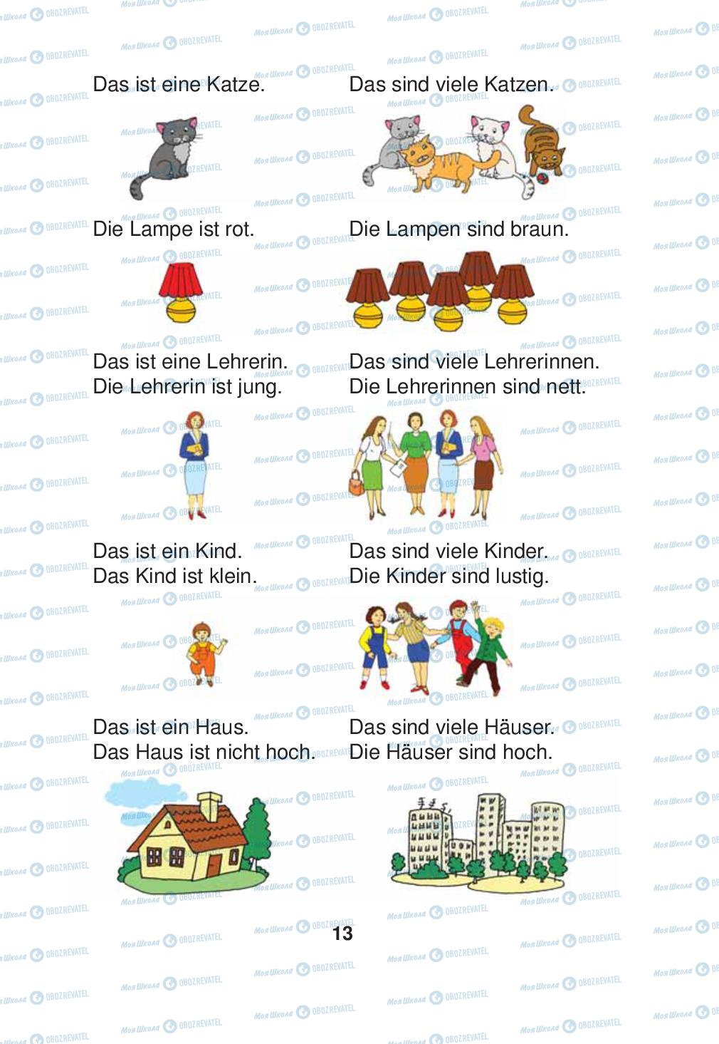 Учебники Немецкий язык 2 класс страница 13