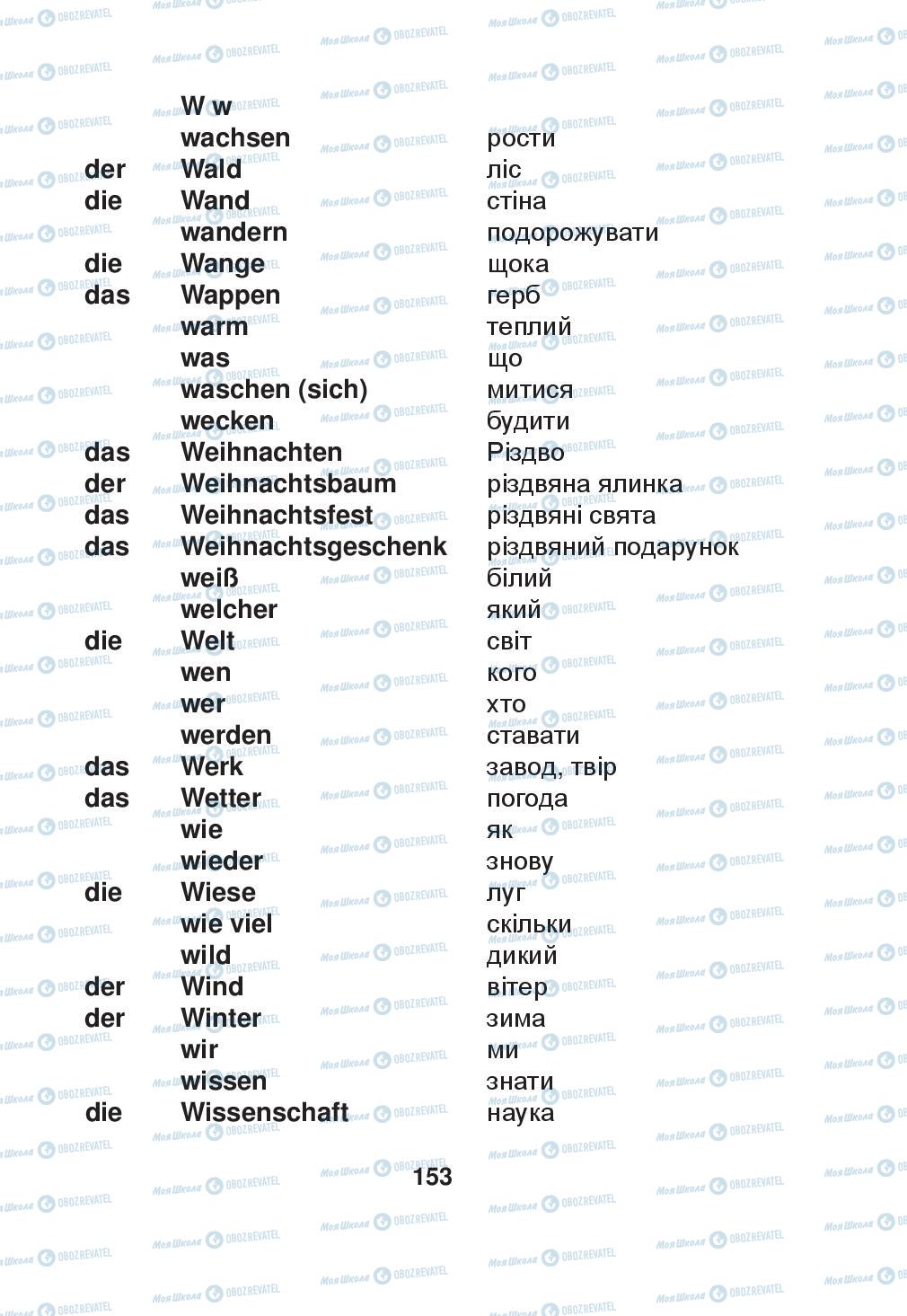 Підручники Німецька мова 2 клас сторінка 153