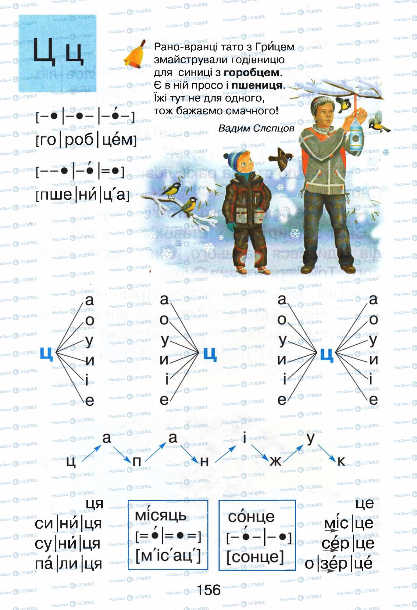 ГДЗ Укр мова 1 класс страница 156