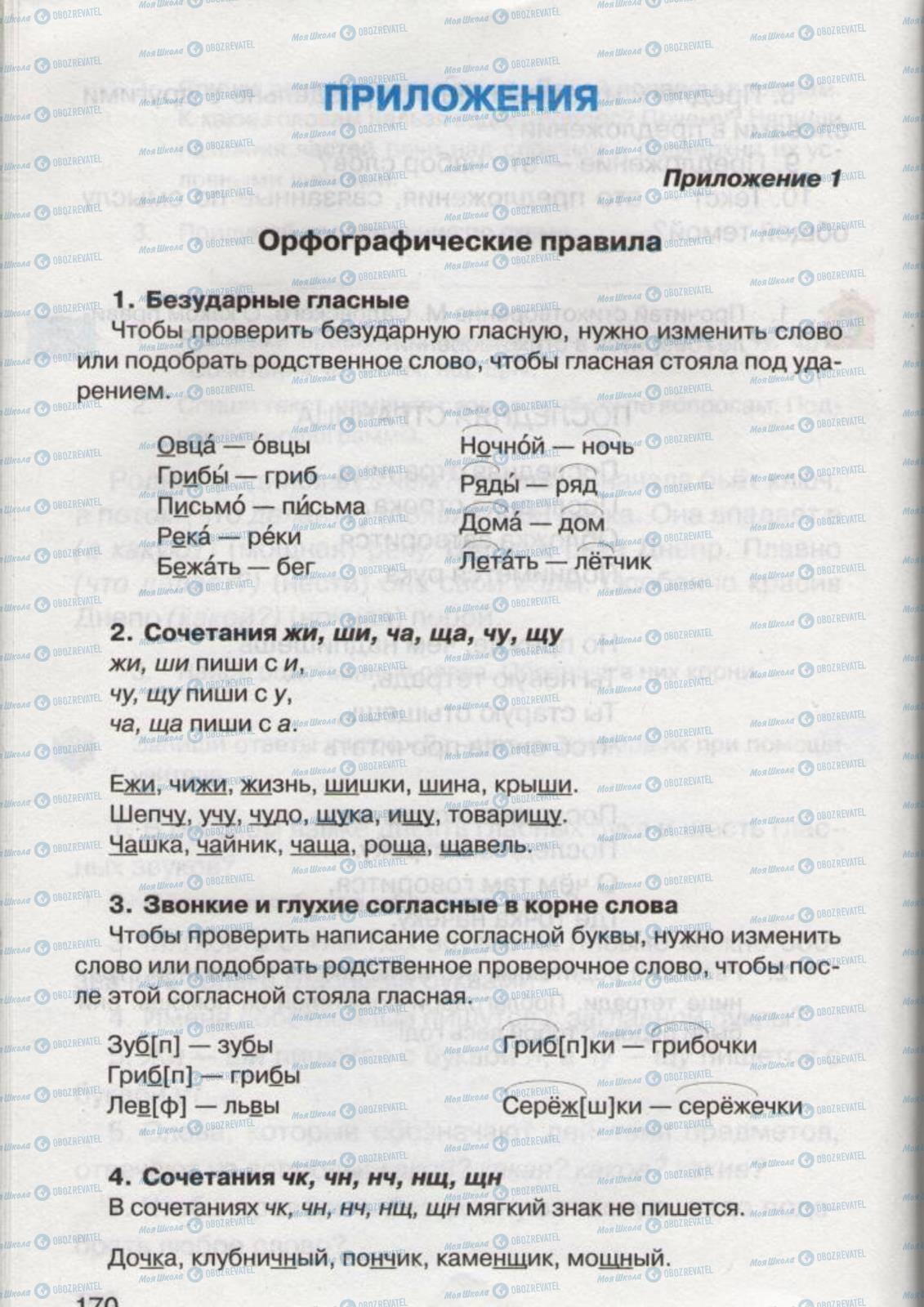 Підручники Російська мова 2 клас сторінка 170