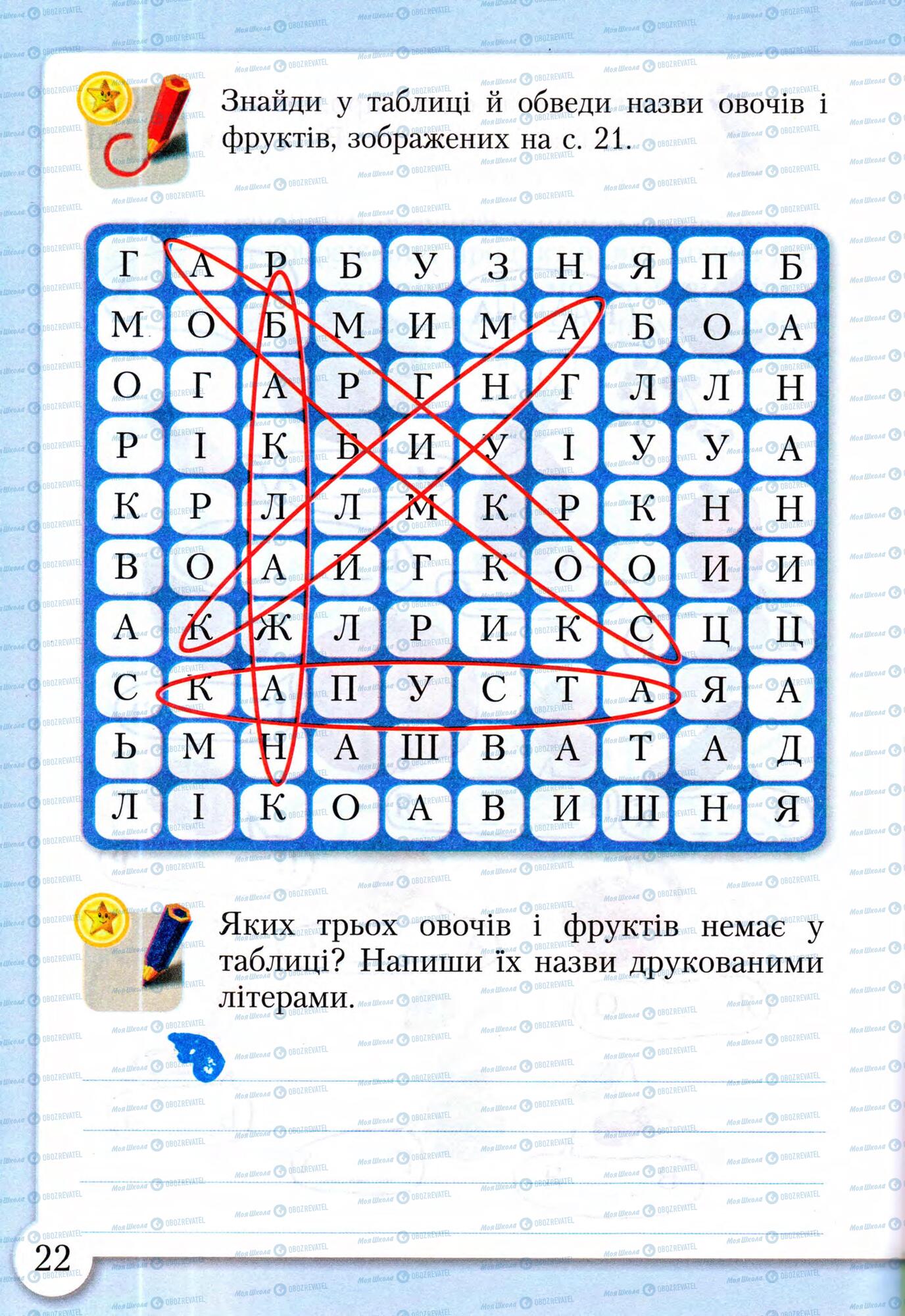 Підручники Основи здоров'я 2 клас сторінка 22