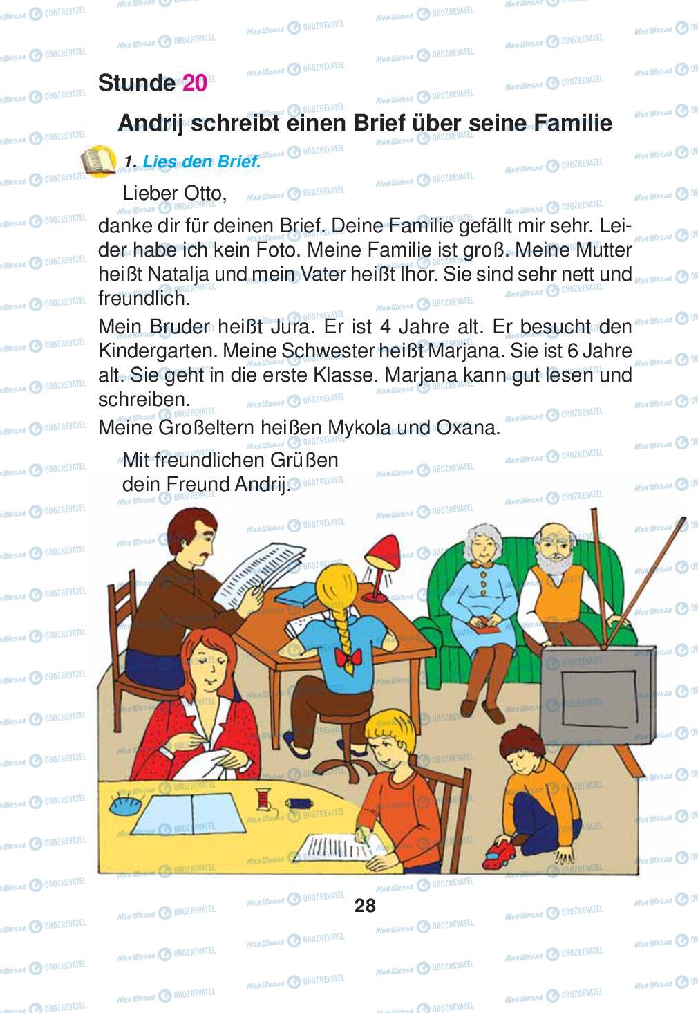 Учебники Немецкий язык 2 класс страница 28
