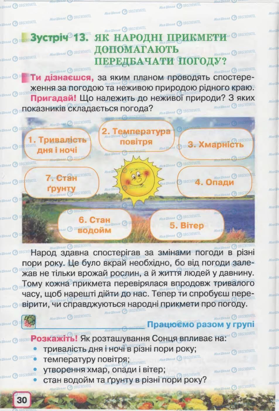 Підручники Природознавство 2 клас сторінка 30