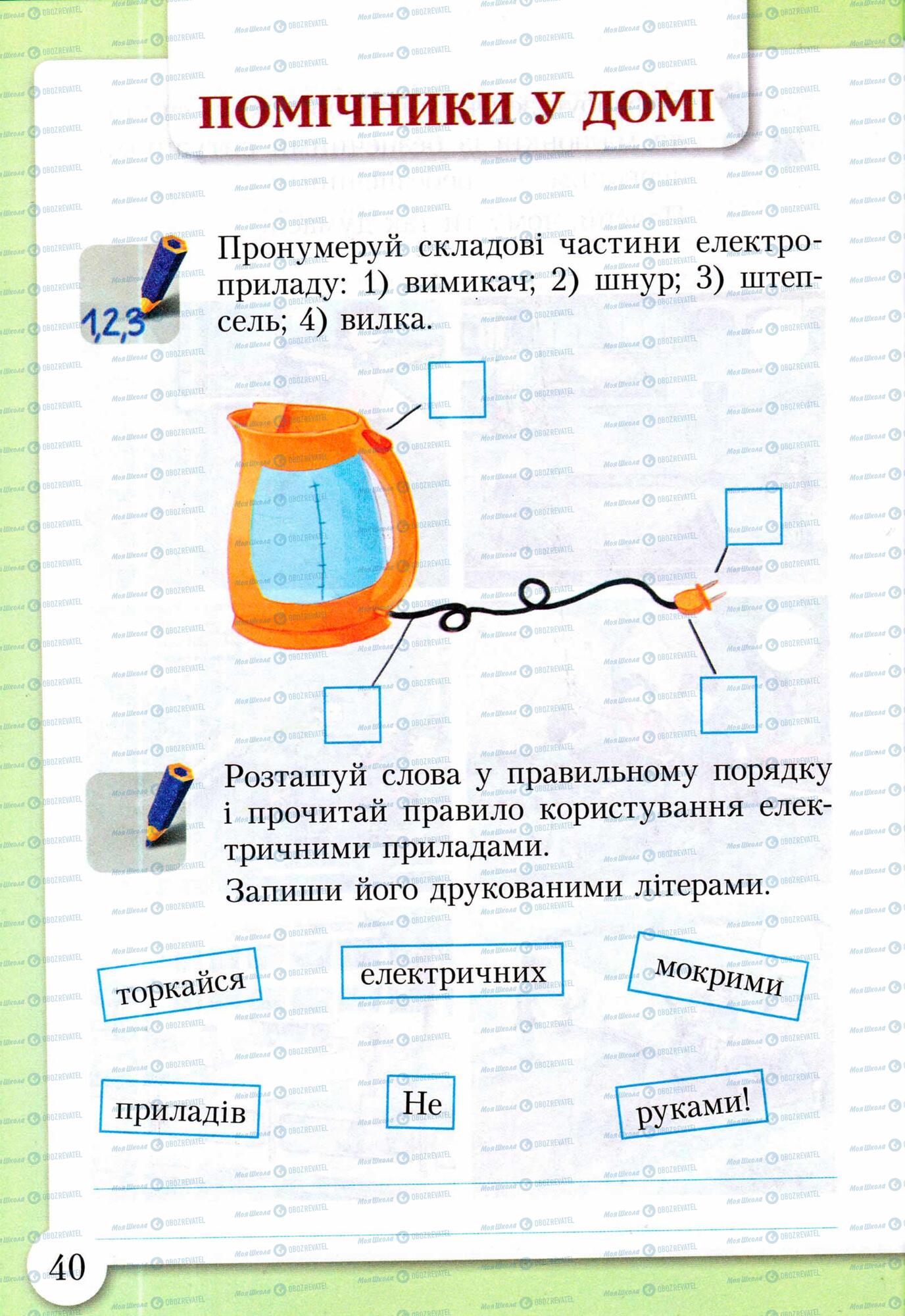 Учебники Основы здоровья 2 класс страница 40