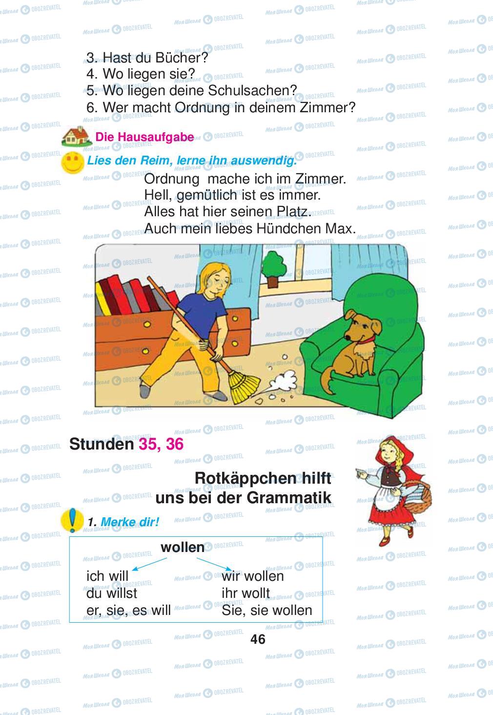 Підручники Німецька мова 2 клас сторінка 46