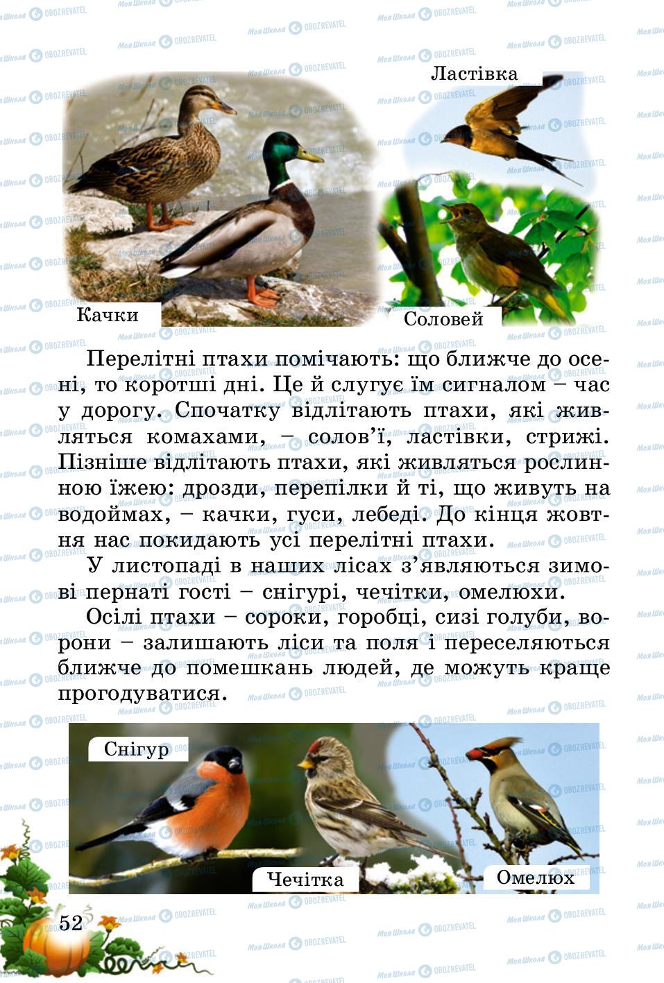 Підручники Природознавство 2 клас сторінка 52
