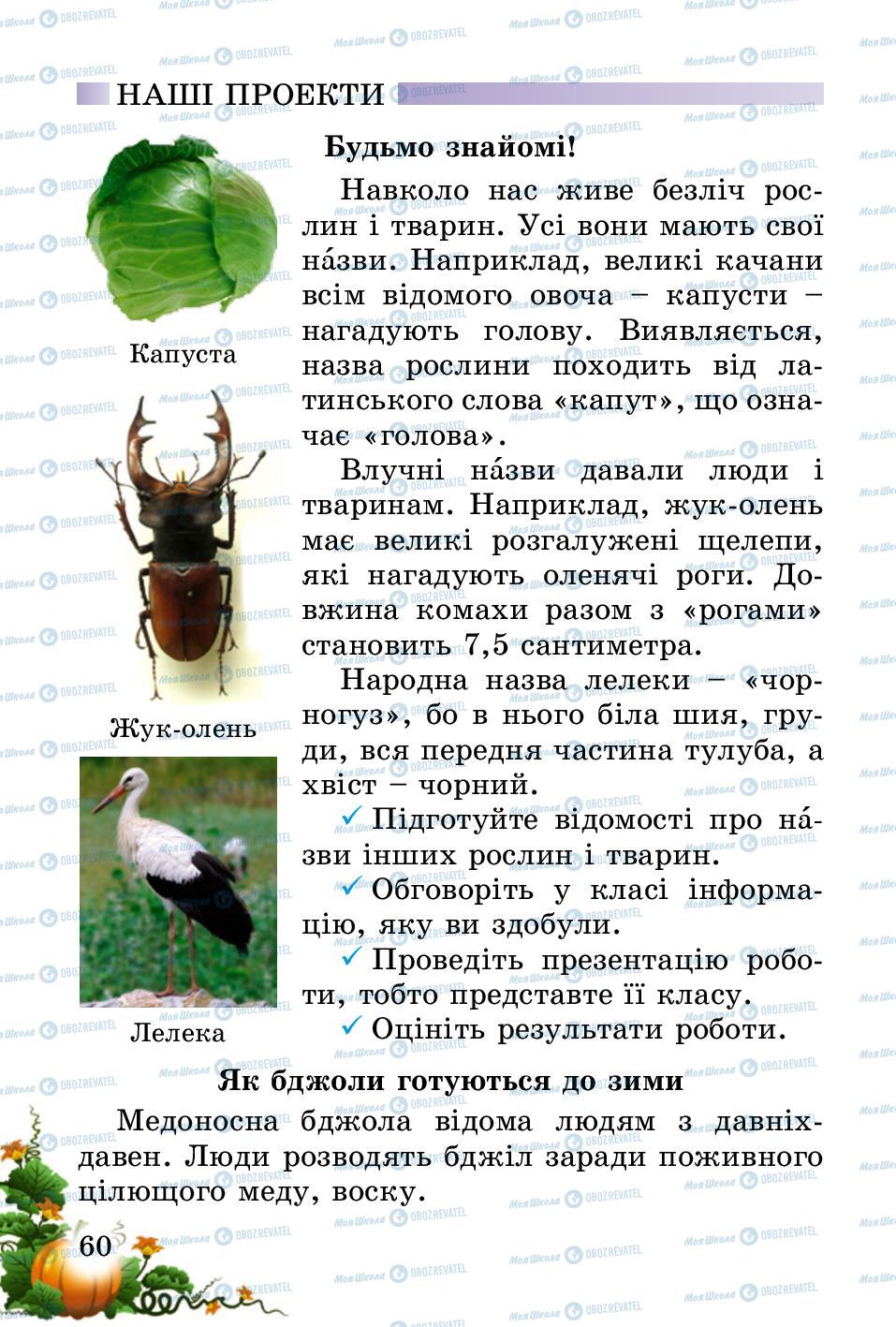 Підручники Природознавство 2 клас сторінка 60