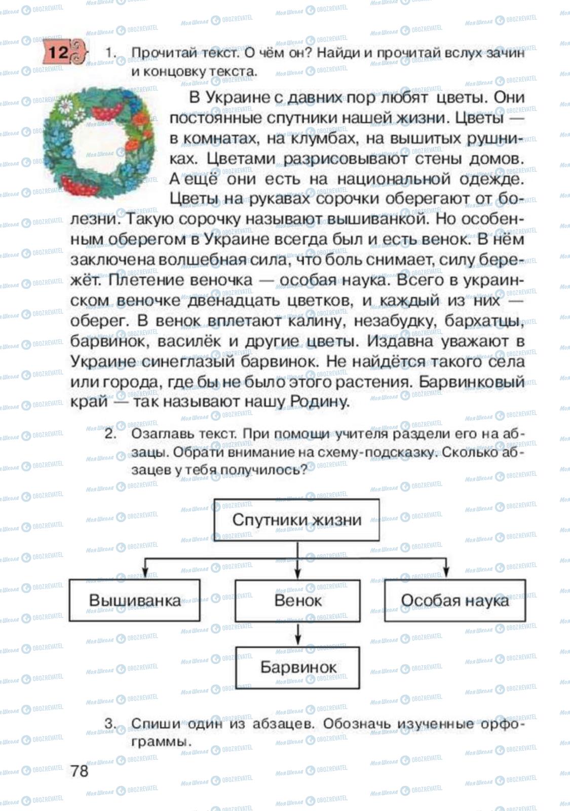 Учебники Русский язык 2 класс страница 78