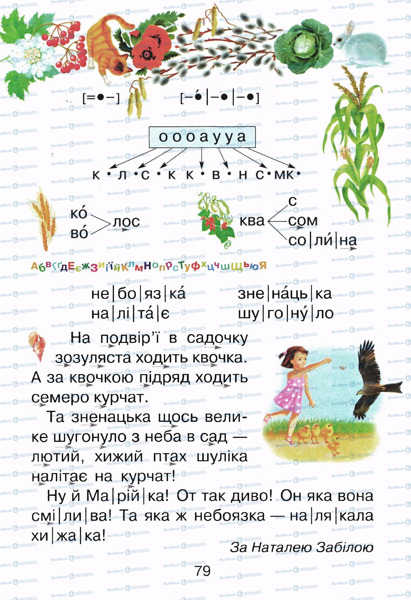 ГДЗ Українська мова 1 клас сторінка  79