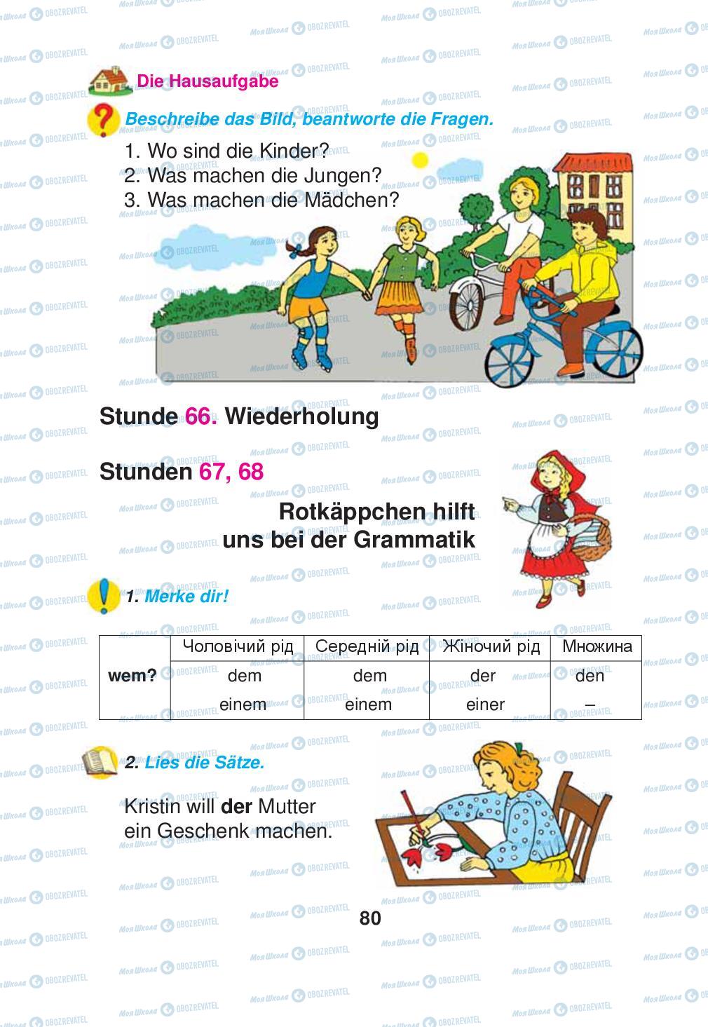 Учебники Немецкий язык 2 класс страница 80