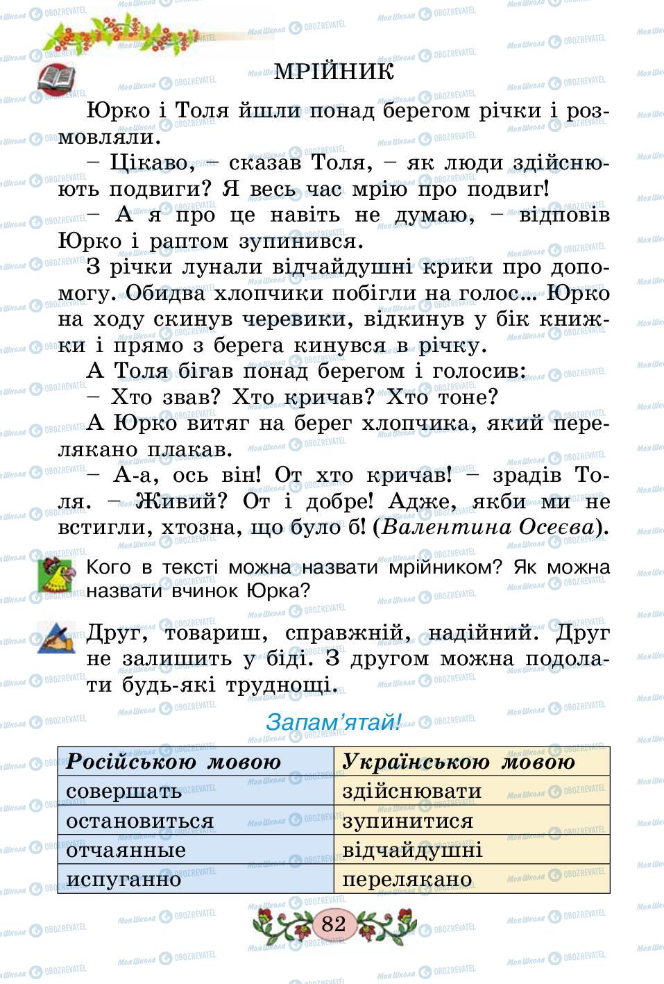 Підручники Українська мова 2 клас сторінка 82