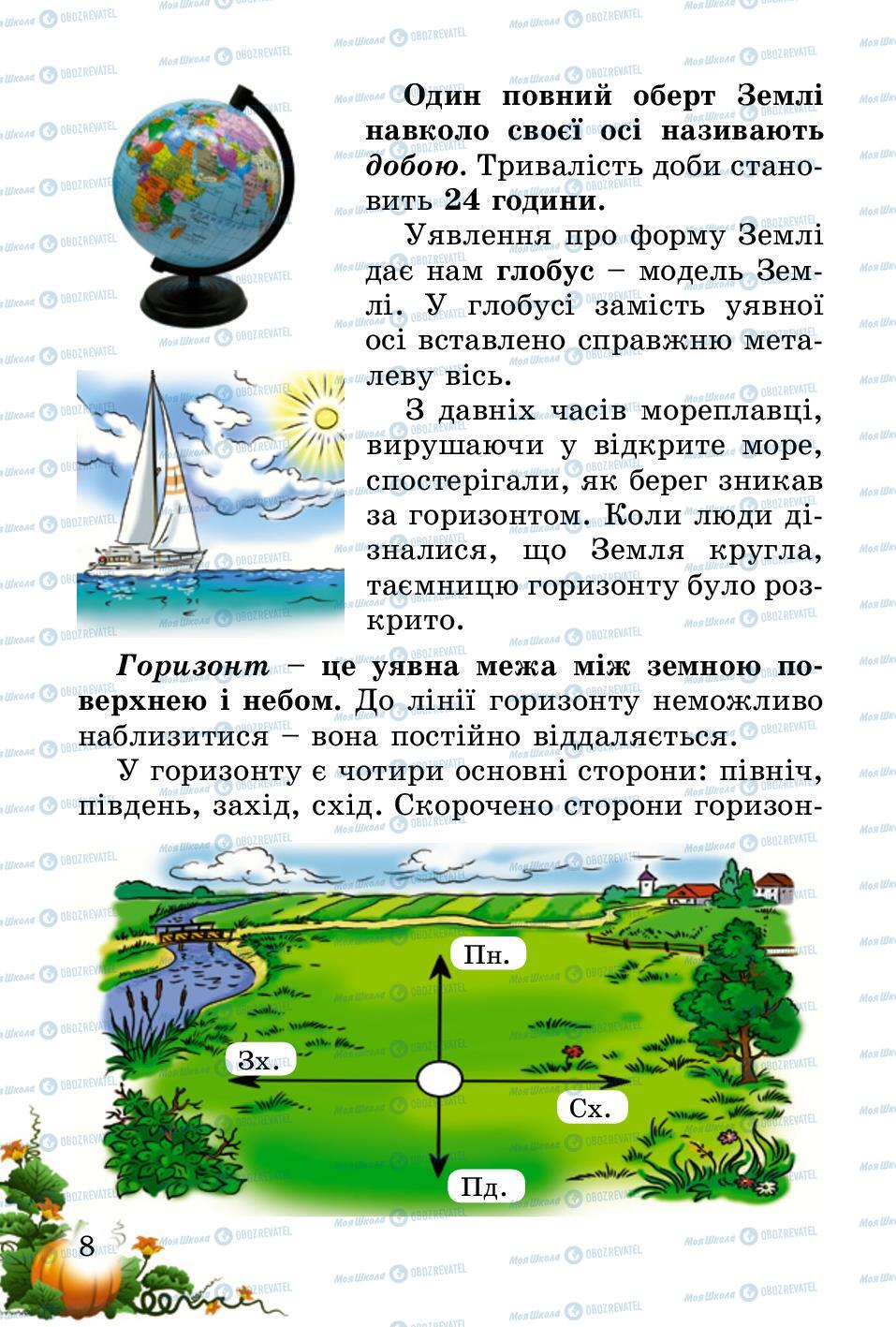 Підручники Природознавство 2 клас сторінка 8