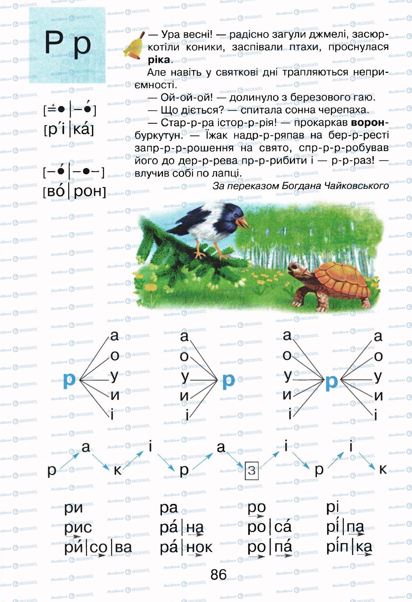ГДЗ Українська мова 1 клас сторінка  86