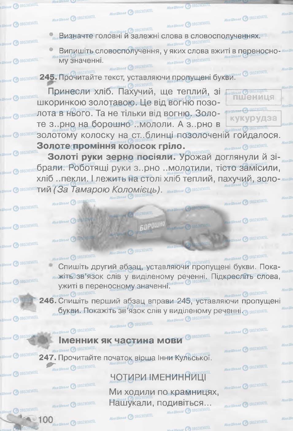Учебники Укр мова 3 класс страница 100