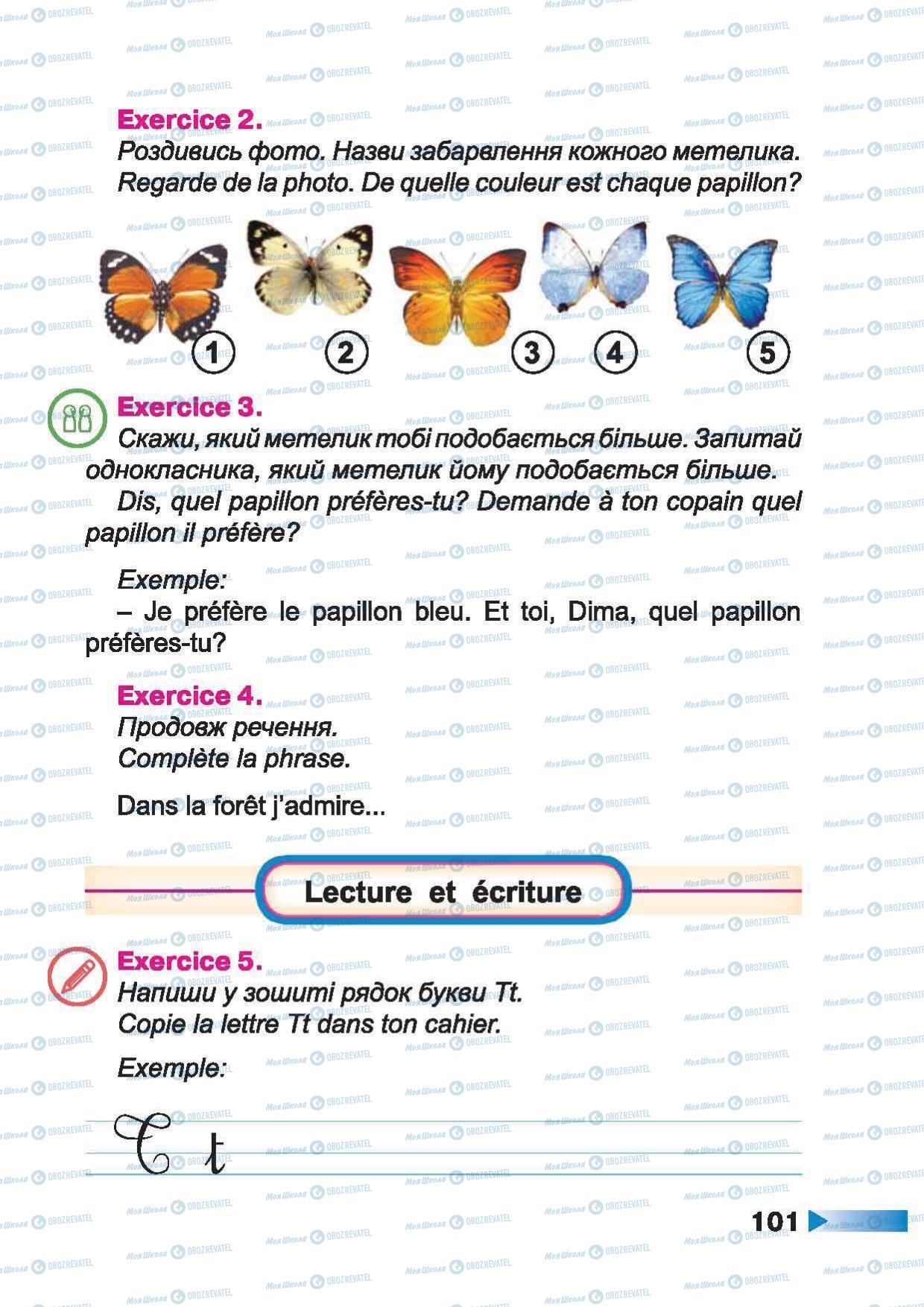 Підручники Французька мова 2 клас сторінка 101
