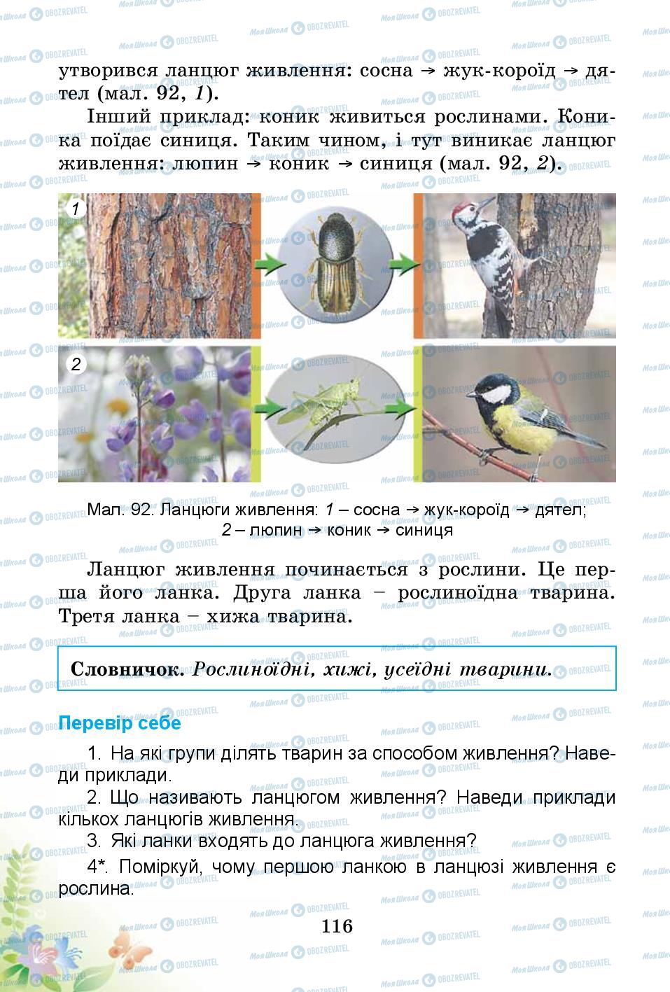 Підручники Природознавство 3 клас сторінка 116