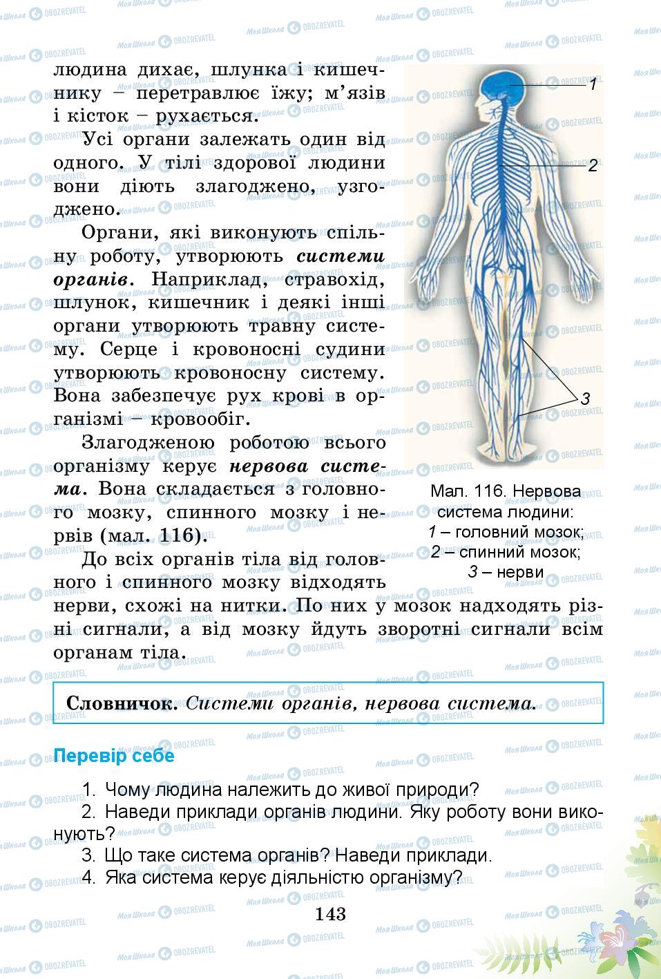 Учебники Природоведение 3 класс страница 143