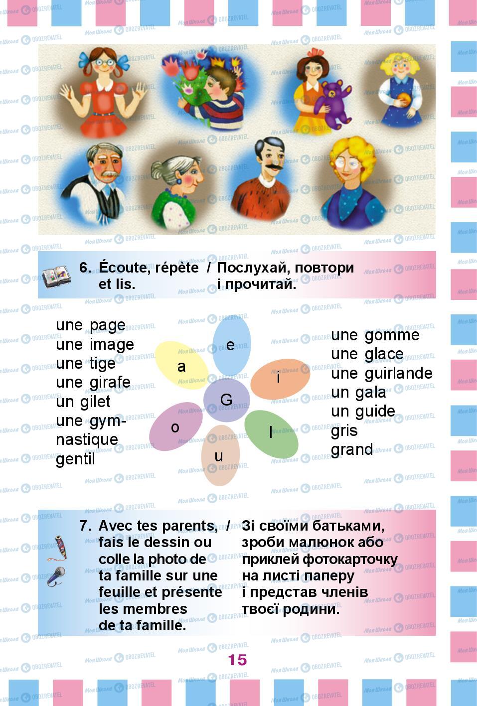 Учебники Французский язык 2 класс страница 15