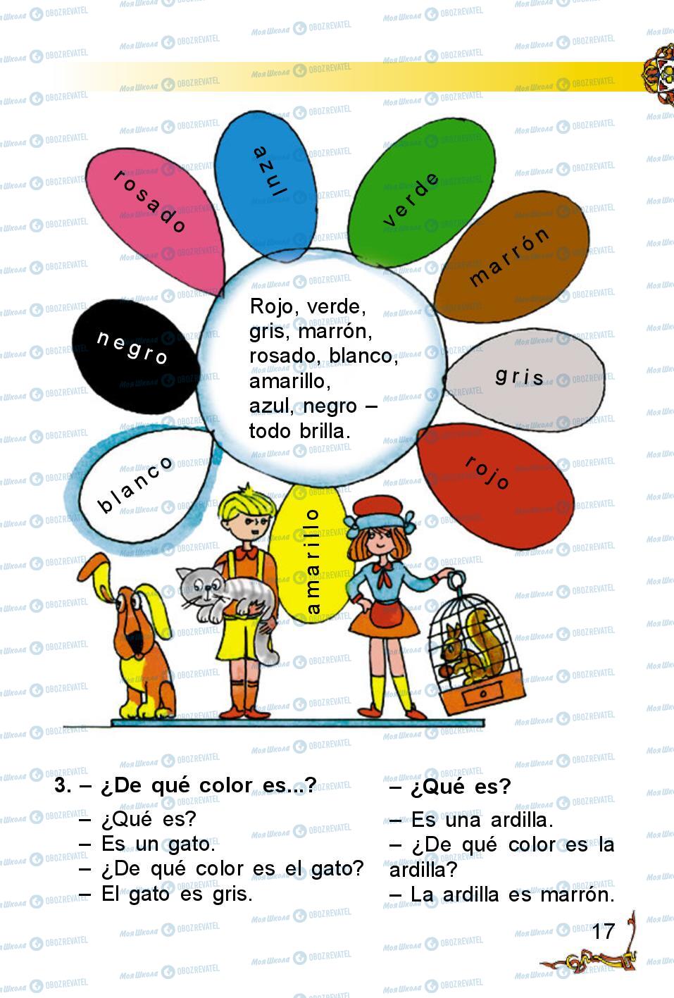 Підручники Іспанська мова 2 клас сторінка 17