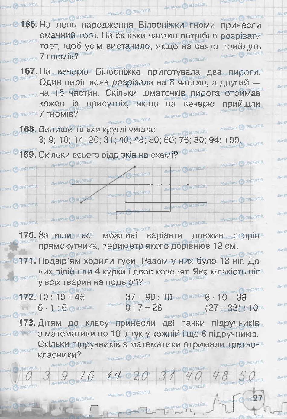 Підручники Математика 3 клас сторінка 27