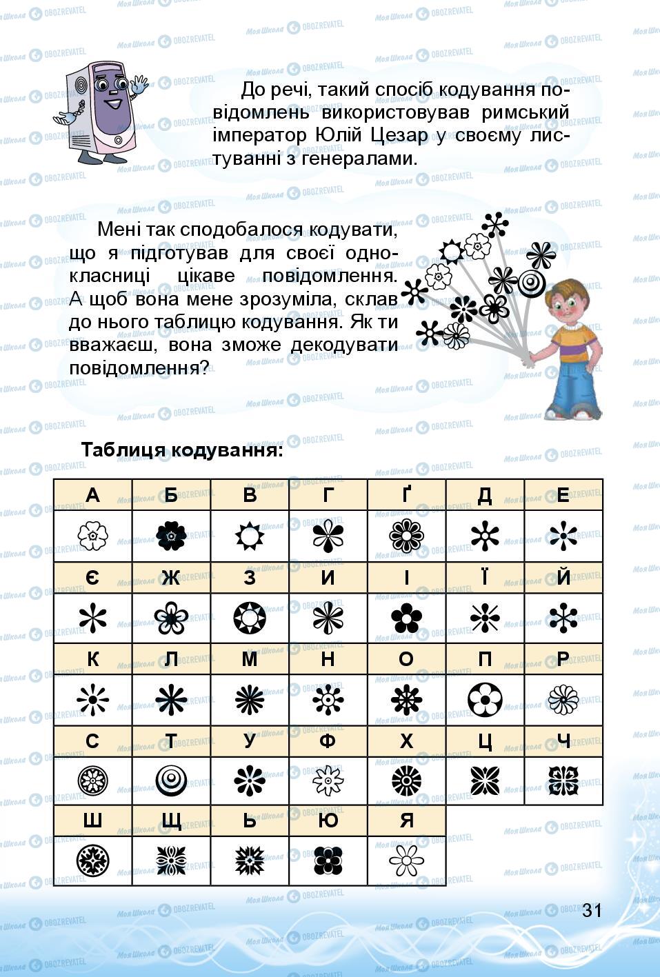 Підручники Інформатика 3 клас сторінка 31