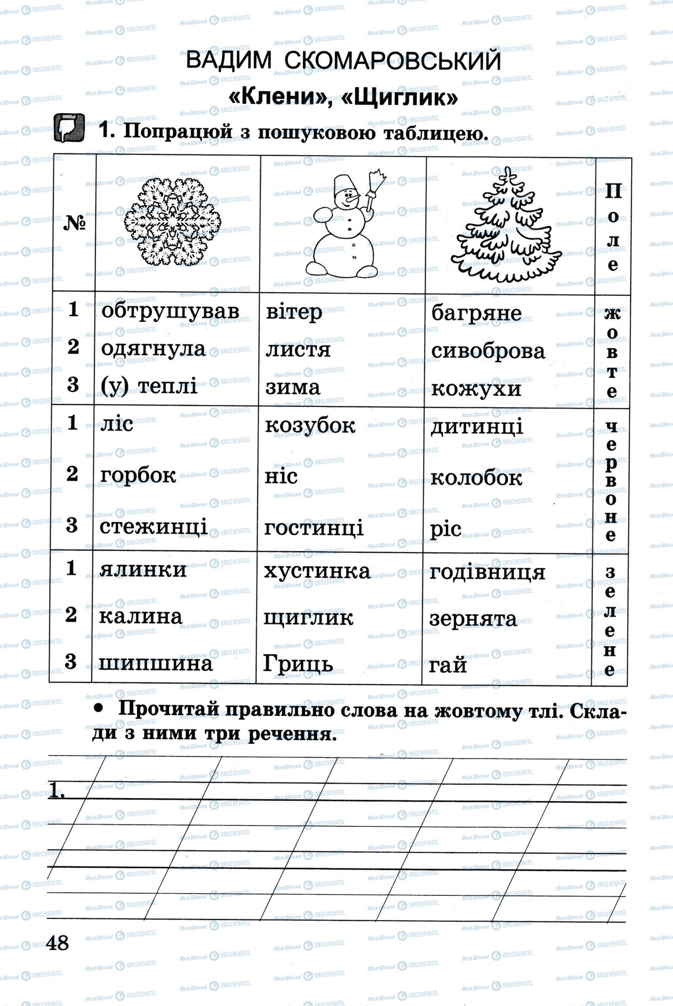 Підручники Українська література 2 клас сторінка 48