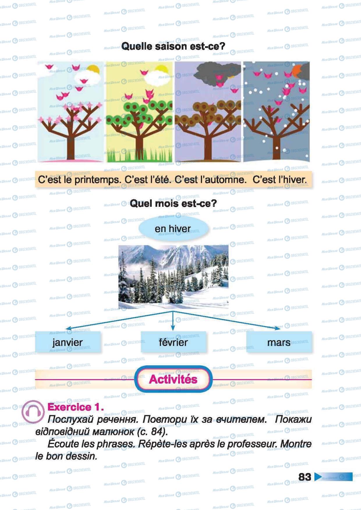 Підручники Французька мова 2 клас сторінка 83