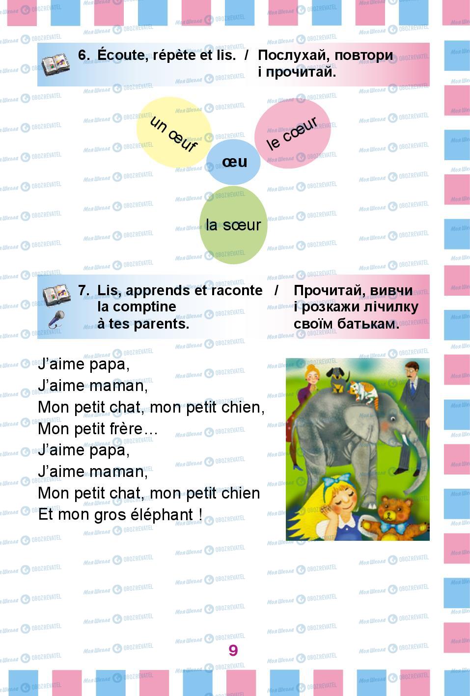 Підручники Французька мова 2 клас сторінка 9
