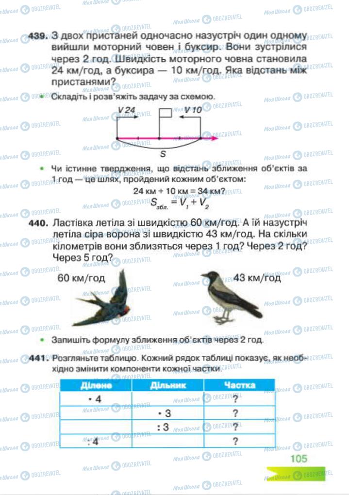 Учебники Математика 4 класс страница 105
