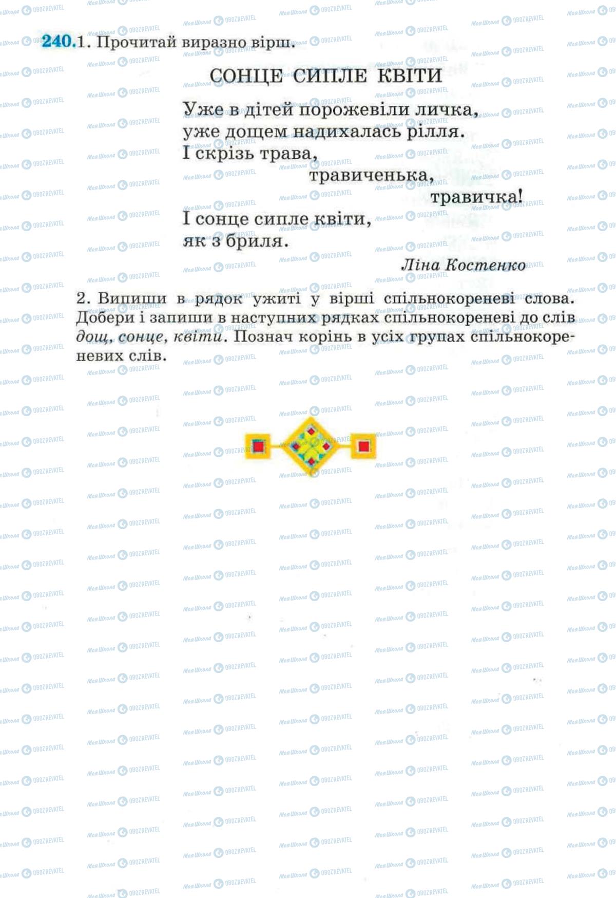 Підручники Українська мова 4 клас сторінка 119