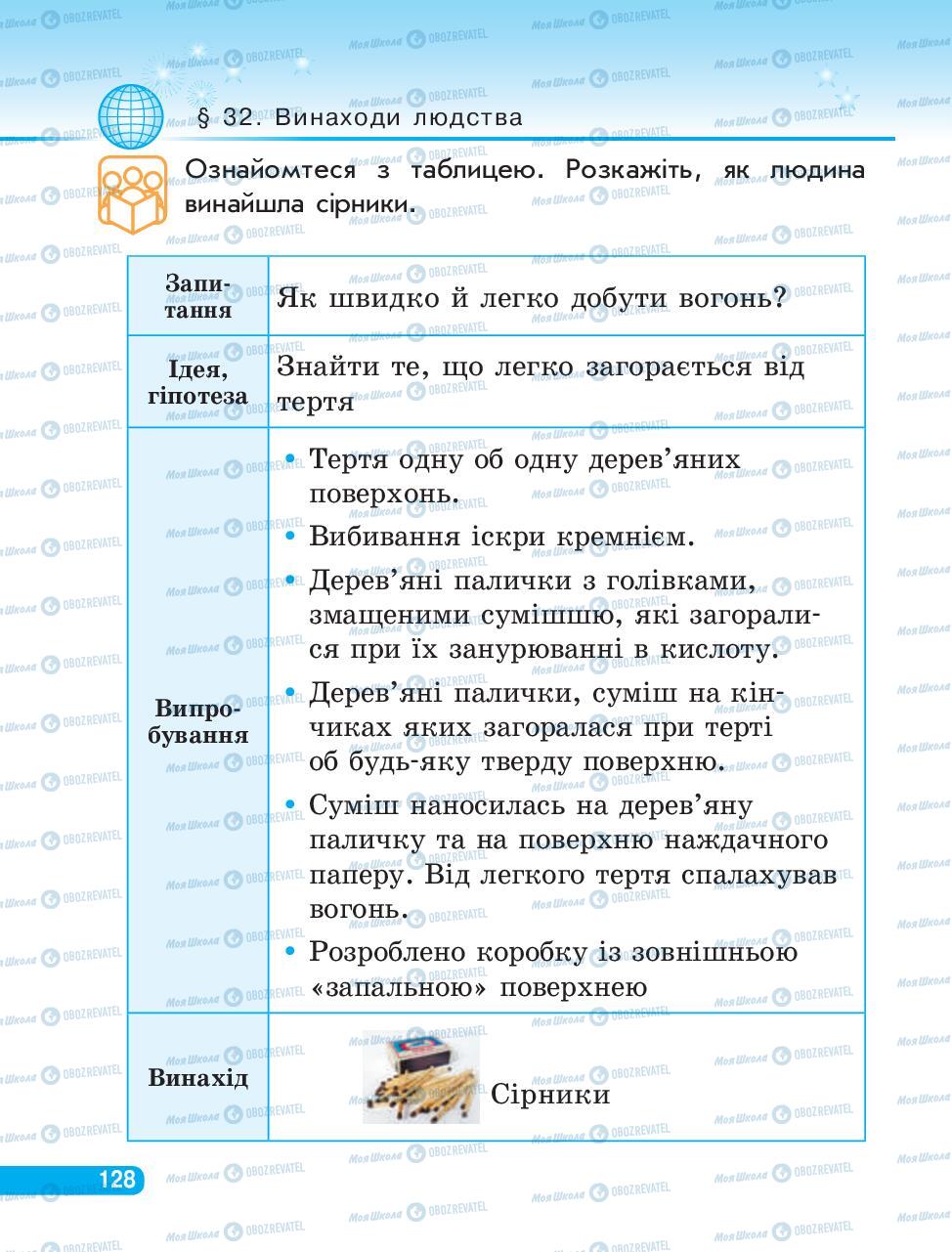 Підручники Людина і світ 3 клас сторінка 128